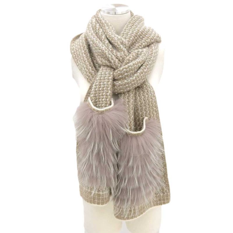 Louis Vuitton Mohair Wool Fur Scarf - Barde - Image 2