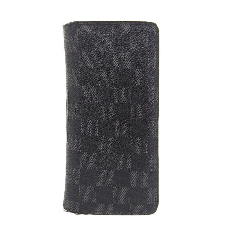 Louis Vuitton Damier Graphite Portefeuille Brazza Long Wallet N62665 - Barde