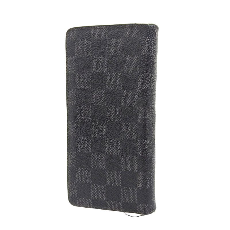 Louis Vuitton Damier Graphite Portefeuille Brazza Long Wallet N62665 - Barde - Image 2