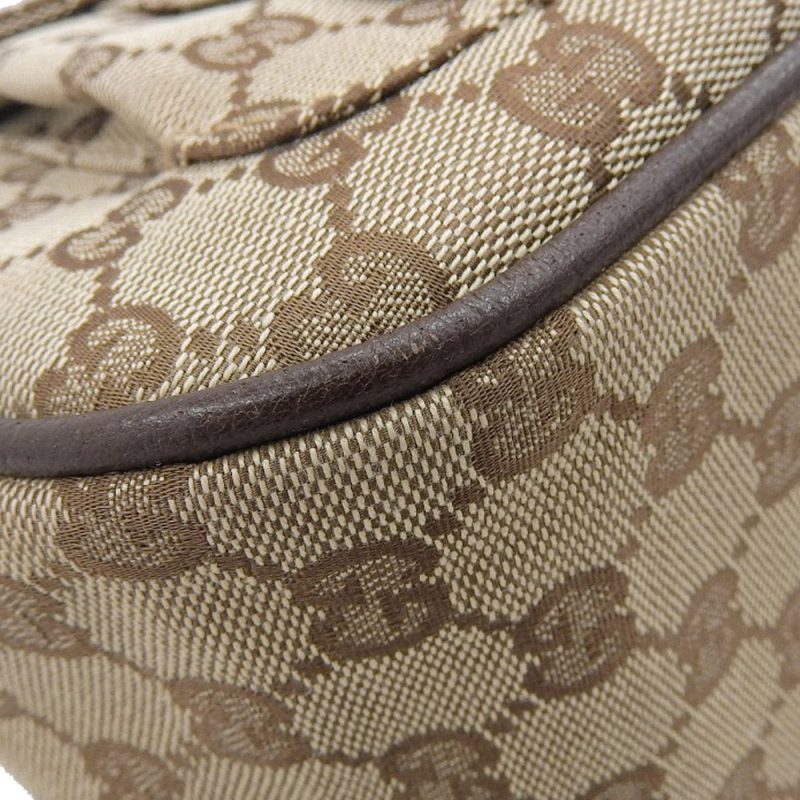 Gucci GG Canvas One Shoulder Bag 114266 Beige Brown - Barde - Image 4