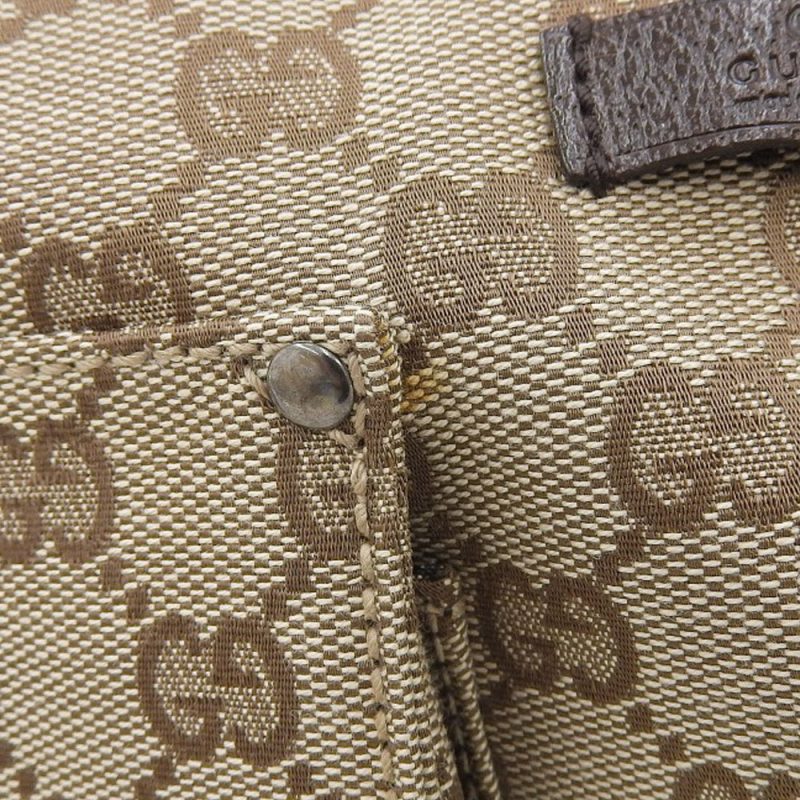 Gucci GG Canvas One Shoulder Bag 114266 Beige Brown - Barde - Image 5