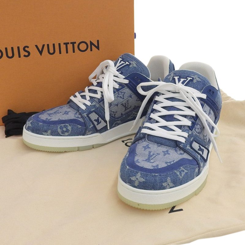Louis Vuitton Denim Trainer Sneakers - Barde