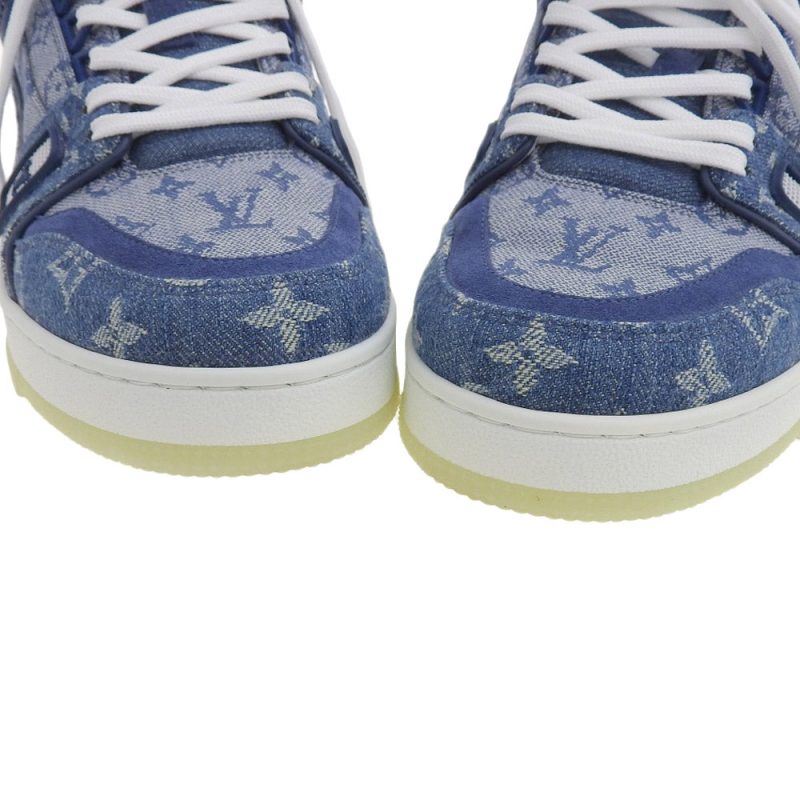 Louis Vuitton Denim Trainer Sneakers - Barde - Image 3