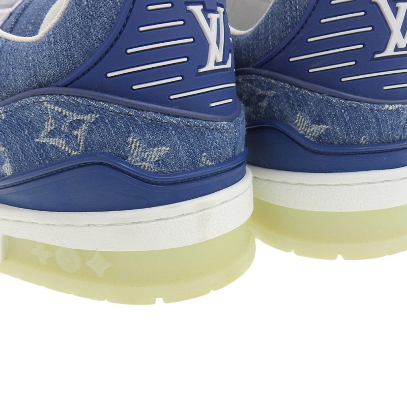 Louis Vuitton Denim Trainer Sneakers - Barde - Image 4