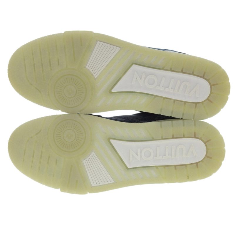 Louis Vuitton Denim Trainer Sneakers - Barde - Image 7