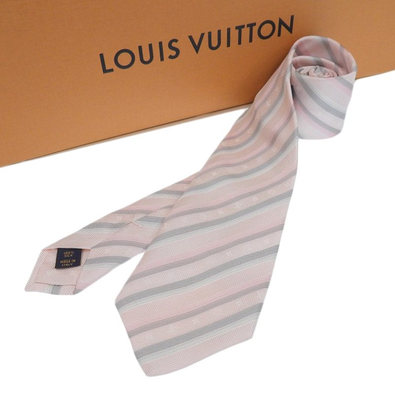 Louis Vuitton Silk Monogram Club Tie M75948 - Barde