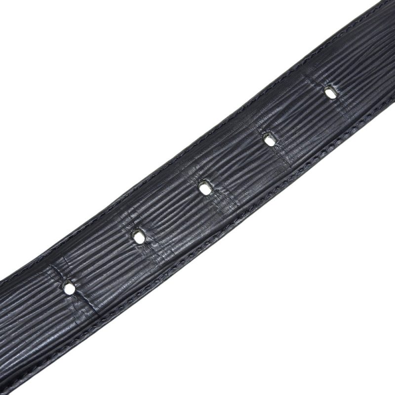 Louis Vuitton Epi Belt Noir Silver M6833 - Barde - Image 5