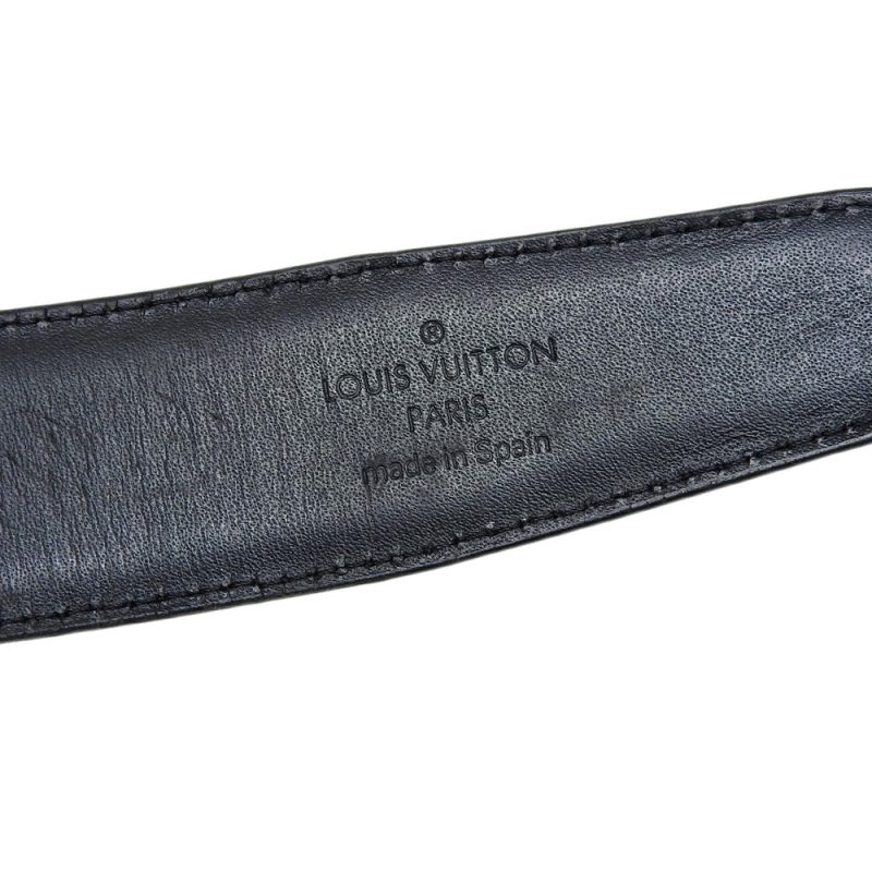 Louis Vuitton Epi Belt Noir Silver M6833 - Barde - Image 8