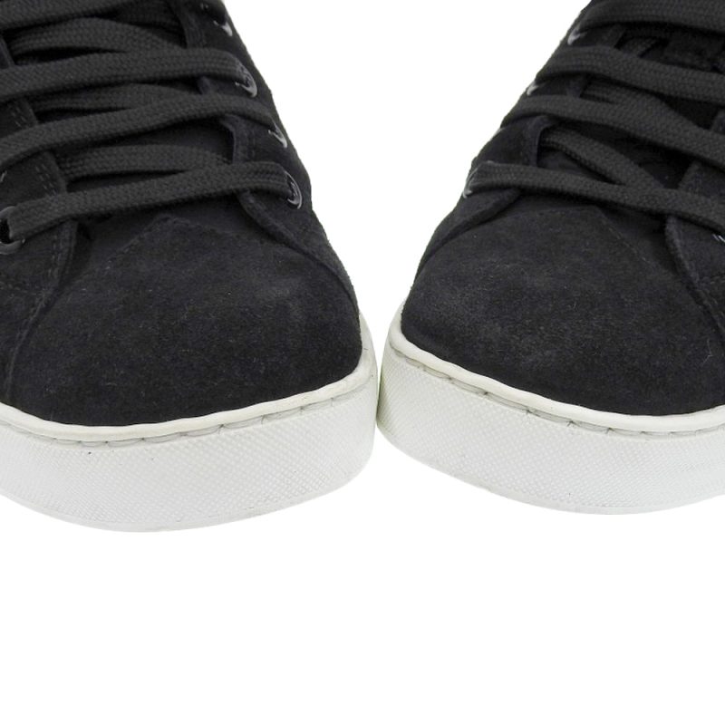 Louis Vuitton Suede Sneakers Black in Great Condition - Barde - Image 3